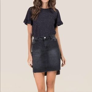 Francescas denim skirt